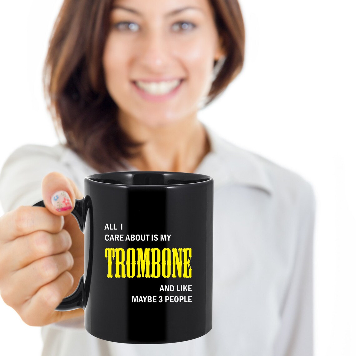 Trombone Coffee Mug 11 Oz. Perfect Gift for Your Dad Mom Etsy