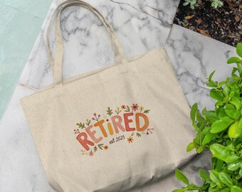 Retirement Tote Bag – Funny Retirement Gift for Women, Coworkers, Teachers, Friends & Bosses