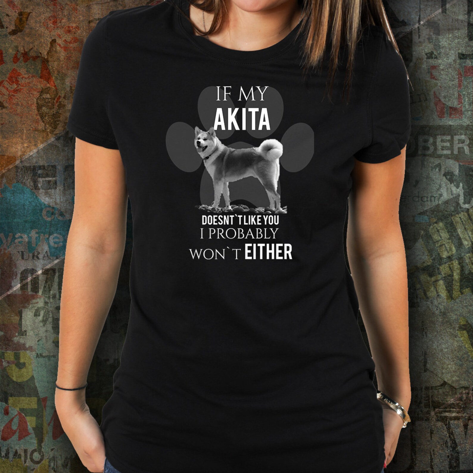 Akita Shirt. Akita T Shirt. Akita Gift. Etsy