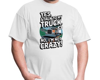 Truck Driver T-Shirt – Funny Trucker Tee, Long Haul Life Shirt, Highway King Apparel, Big Rig Gift, Unisex Trucking Shirt