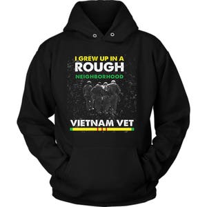 Vietnam Veteran Gift, Husband Gift, Gift For Him, Veteran Hoodie, Black Sweatshirt, Black Top, Winter Hoodie, Vietnam Veteran Print