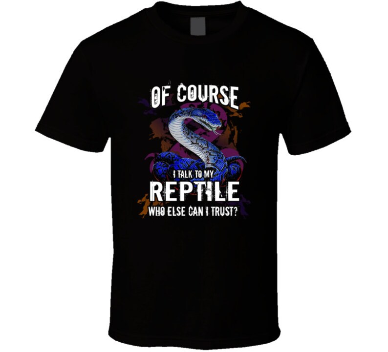 Reptile Tshirt for Him or Her. Reptile Tshirt as Gift. Etsy