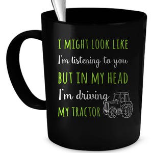 Tractor mug. Gift For Farmer. Farmer Gift