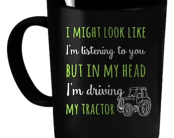 Taza de tractor. Regalo para el granjero. Regalo de granjero