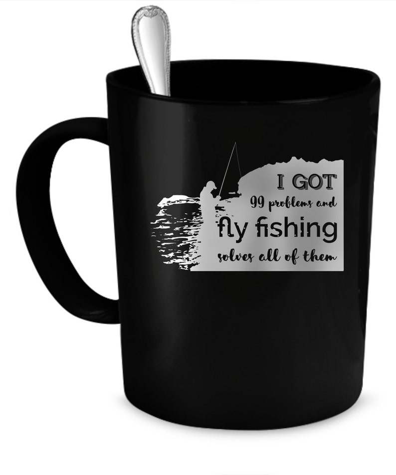 Fly Fishing Coffee Mug 11 oz. Perfect Gift for Your Dad