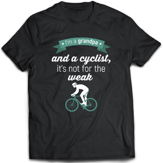 Cycling grandpa t shirt Clearance