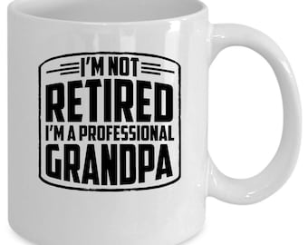 Grappige opa cadeau / opa koffie mok / gepensioneerde opa geschenken / grootvader cup / cadeau voor opa / opa koffie beker