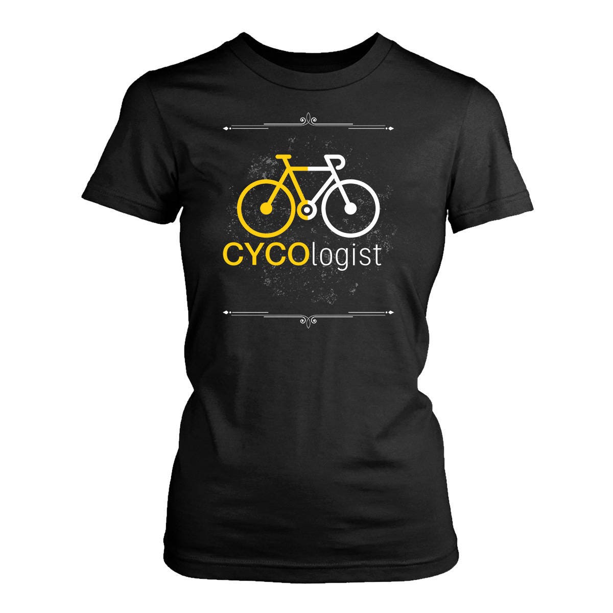 Cycologist Womens Fit T-shirt. Funny 