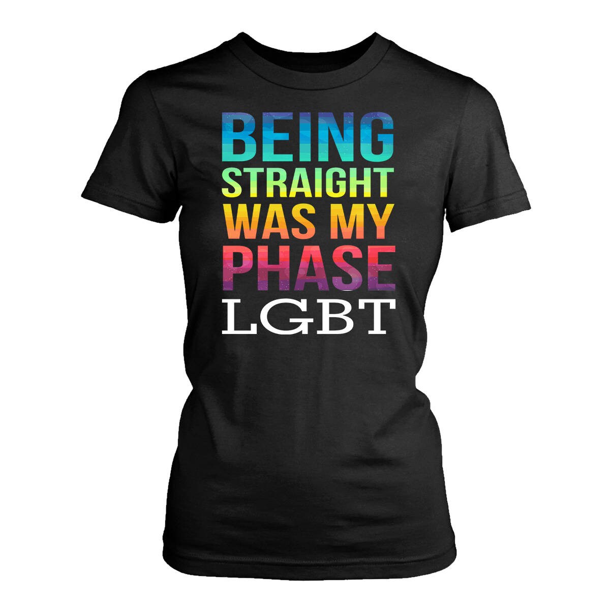 LGBT Women Clothing. LGBT Pride Shirt Being Straight Was My - Etsy