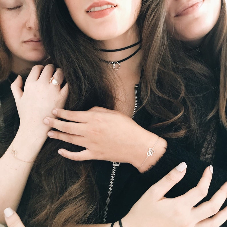 14K Gold /& Diamond Cloud Choker