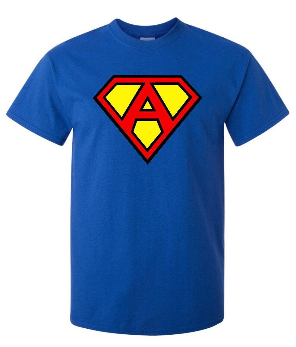 Superman TShirt Personalized Etsy