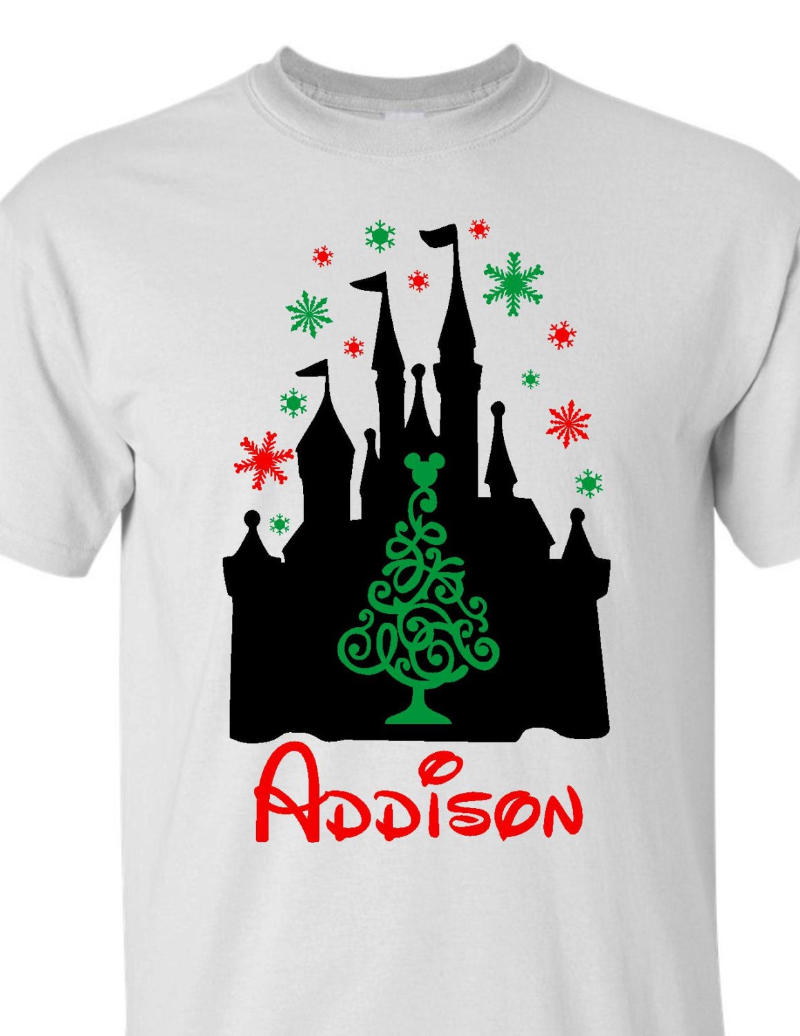 Disney Christmas Shirt Personalized | Etsy