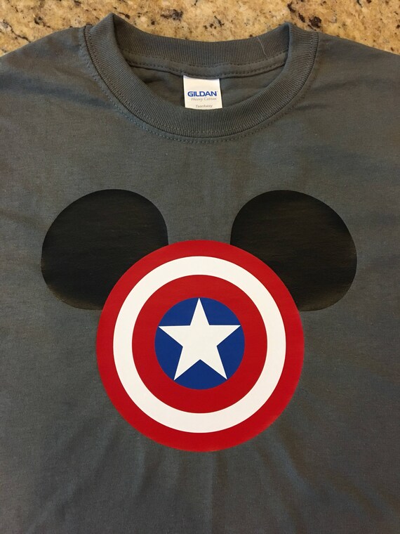 Captain America Shield With Mickey 
