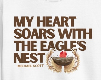 My Heart Soars with the Eagle's Nest, Michael Scott, The Office, Superfan Crewneck Sweatshirt