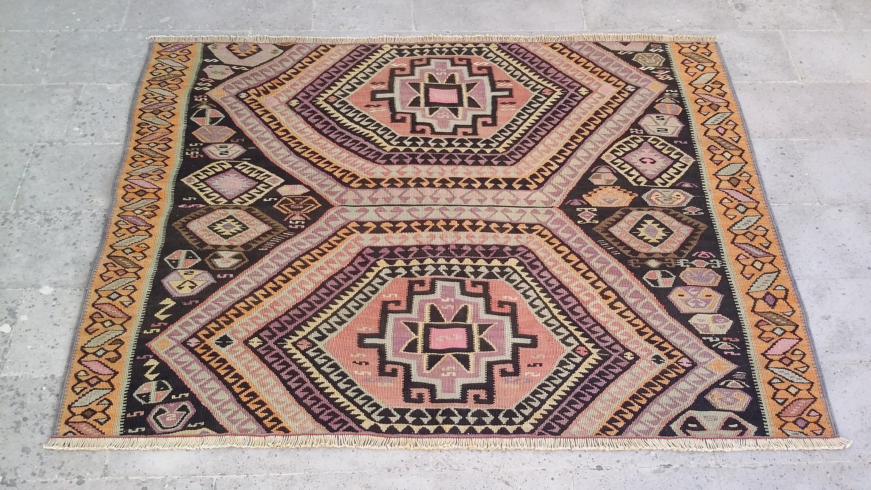 BEST QUALITY TRIBAL Kilim RugKelim RugVintage Turkish Kilim Etsy