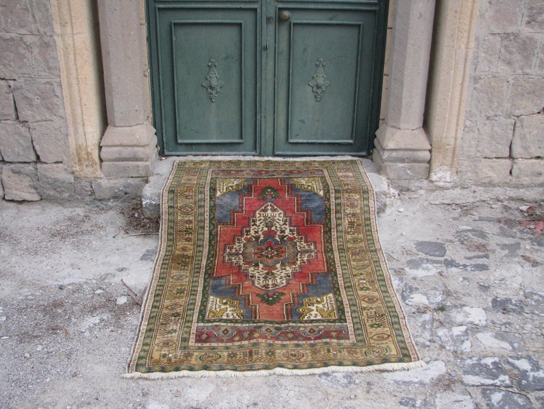 TURKISH OUSHAK RUG, Tribal Rug, Turkish Wool Rug, Medallion Turkish Oushak Rug, Best Quality Turkish Wool Rug, Turkish Oushak Carpet, Oushak image 1