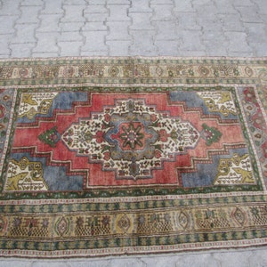 TURKISH OUSHAK RUG, Tribal Rug, Turkish Wool Rug, Medallion Turkish Oushak Rug, Best Quality Turkish Wool Rug, Turkish Oushak Carpet, Oushak image 4