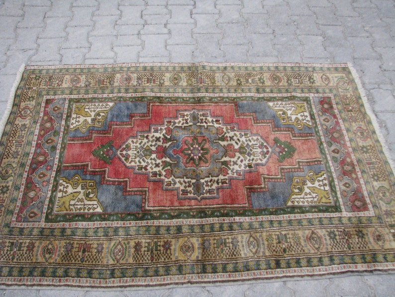 TURKISH OUSHAK RUG, Tribal Rug, Turkish Wool Rug, Medallion Turkish Oushak Rug, Best Quality Turkish Wool Rug, Turkish Oushak Carpet, Oushak image 4