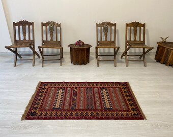 INTRICATE DESIGN TRIBAL Soumak Kilim Runner Rug-Short Runner Soumak Kilim Rug-Nomadic Kilim Runner Soumak-Sumak Runner Rug