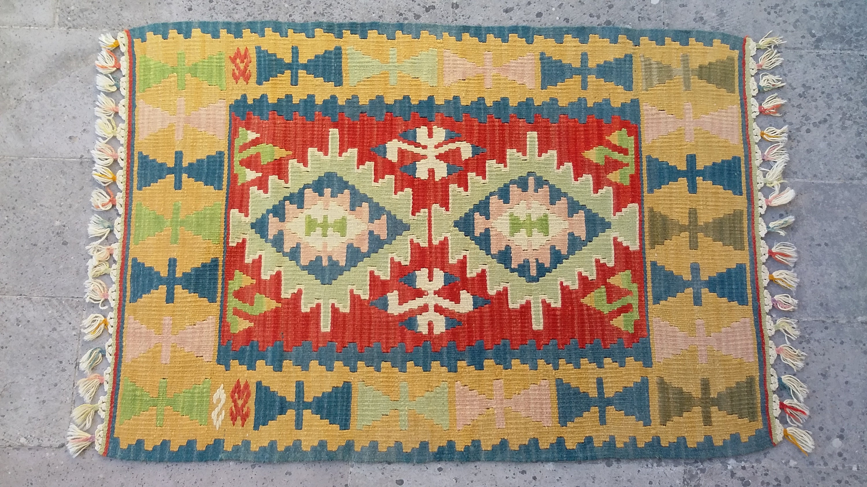 2x3 TURKISH KILIM BATH Mat Doormat2X3 Kelim Rug Etsy
