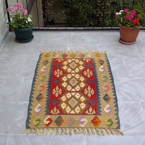 KELIM-KILIM-TURKISH Kilim Rug-Anatolian Kilim-Anatolian Kelim-Rug Kilim-Geometric Design Turkish Kilim Rug