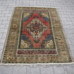 TURKISH OUSHAK RUG, Tribal Rug, Turkish Wool Rug, Medallion Turkish Oushak Rug, Best Quality Turkish Wool Rug, Turkish Oushak Carpet, Oushak image 5