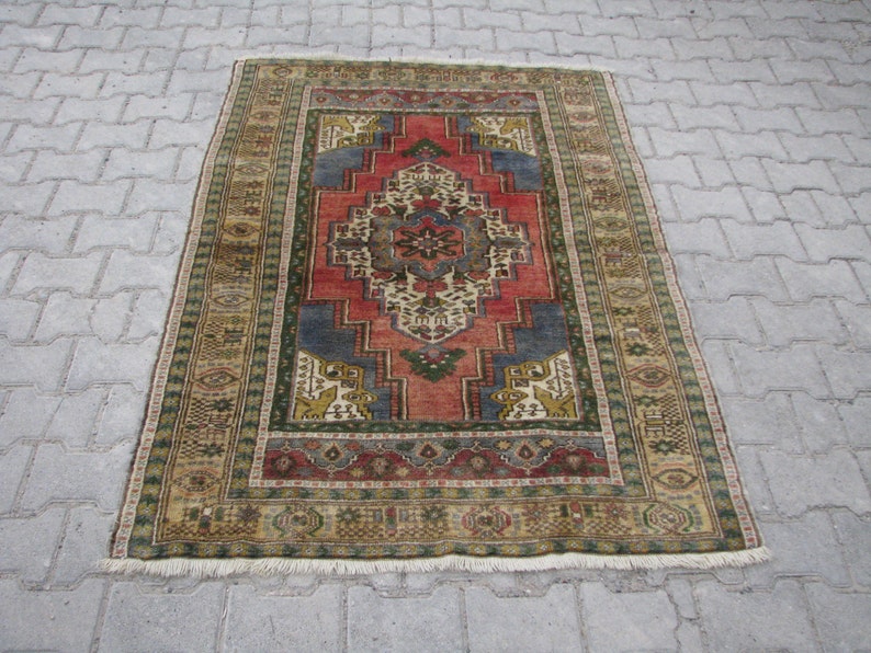 TURKISH OUSHAK RUG, Tribal Rug, Turkish Wool Rug, Medallion Turkish Oushak Rug, Best Quality Turkish Wool Rug, Turkish Oushak Carpet, Oushak image 5