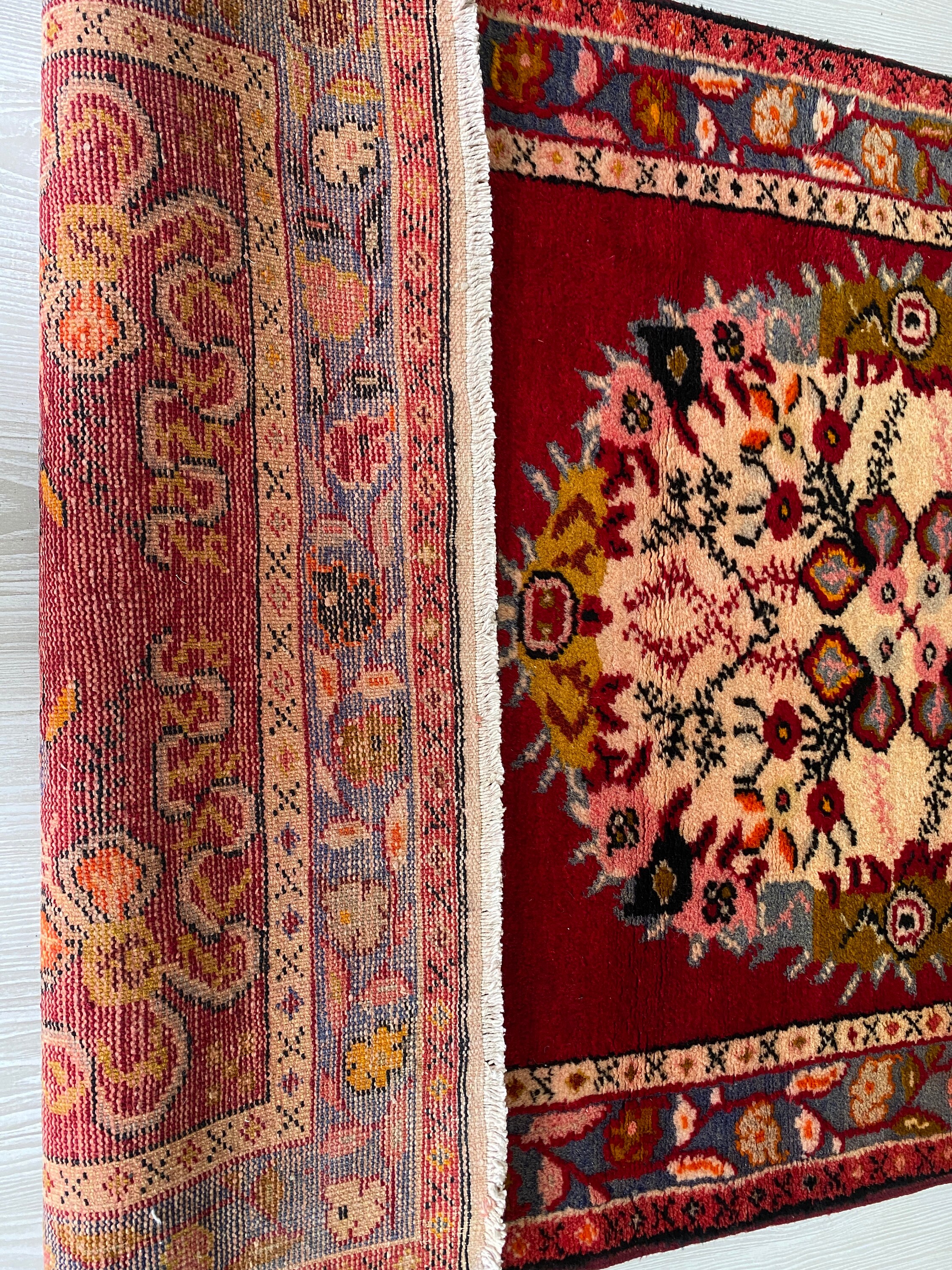 TURKISH GUNEY Rug-guney Carpet-vintage Guney Rug オールド