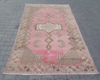 VINTAGE TURKISH AREA Rug-Oushak Rug-Vintage Turkish Oushak Area Rug-Vintage Turkish Large Rug-Vintage Large Turkish Oushak Area Rug Carpet