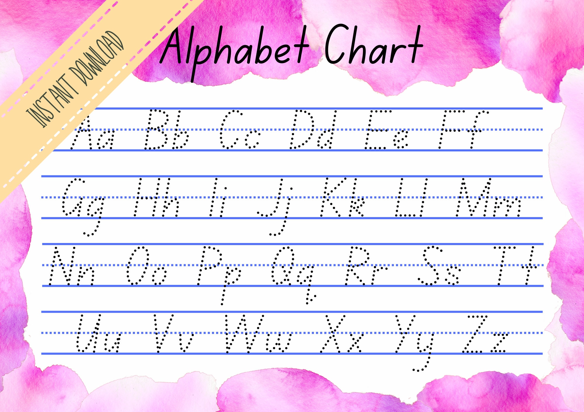 ABC ALPHABET CHART PRINTABLE PDF visual data 4