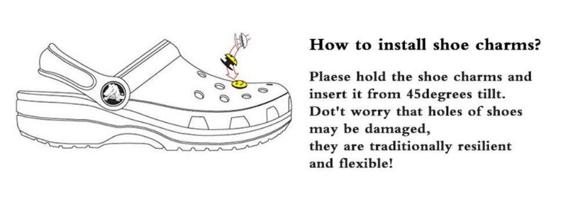 1pc Caterpillar 3D Shoe Charms Accessories Shoe Buckle Decoration for crocs decoration