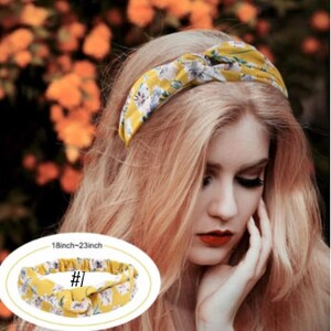 Women Fashion Twist Knot Headband Elastic Head Wrap Turban image 0