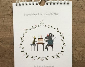 Special days & birthday calendar
