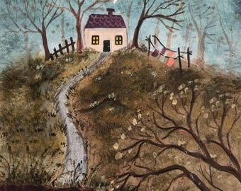 Magical nights / fine art print of my illustration