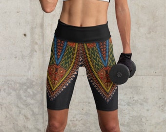 above the knee yoga pants