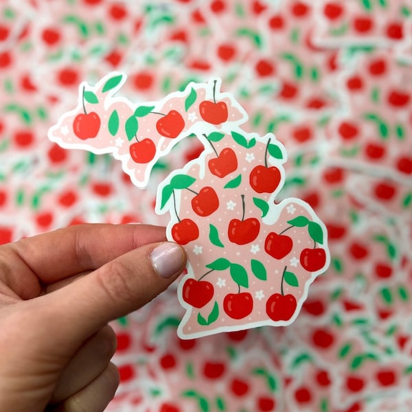 Michigan Cherry Sticker