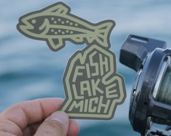 Fish Lake Mich Sticker