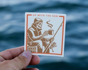 Up With The Sun Sticker