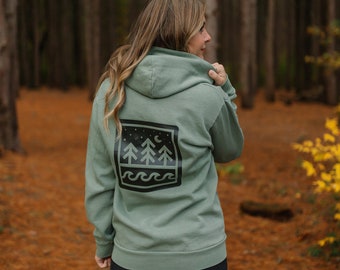 Green Outdoor Michigan Hoodie