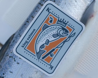King Salmon Michigan Sticker