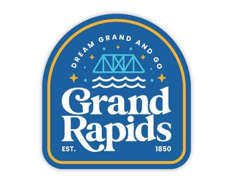 Grand Rapids Michigan Sticker