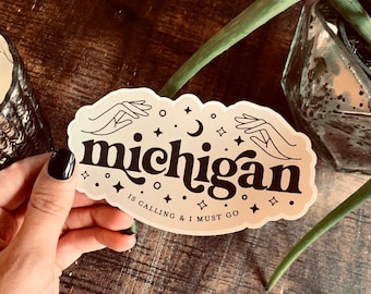 Mystical Michigan Is Calling Sticker