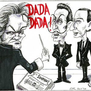 Carte de voeux Beethoven - feat. Dalí et Duchamp