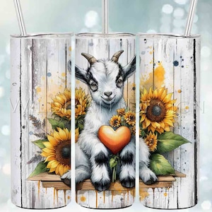 Babygeit Valentine rustieke zonnebloemen Tumbler Wrap Skinny 20 Oz Instant Download sublimatie ontwerpen PNG digitale transfers kunst