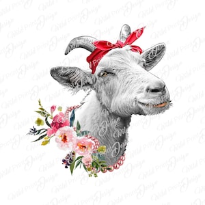 Clipart di capra senza tag, PNG di capra, download istantaneo, grafica a sublimazione, trasferimento a sublimazione, design clip art, stampa DTG