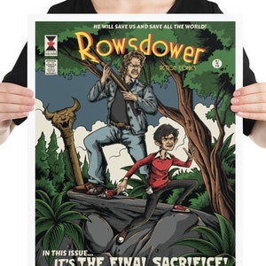 MST3K Rowsdower Action Comics Poster