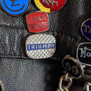 Checked Triumph Frank N Furter Jacket Pin Replica
