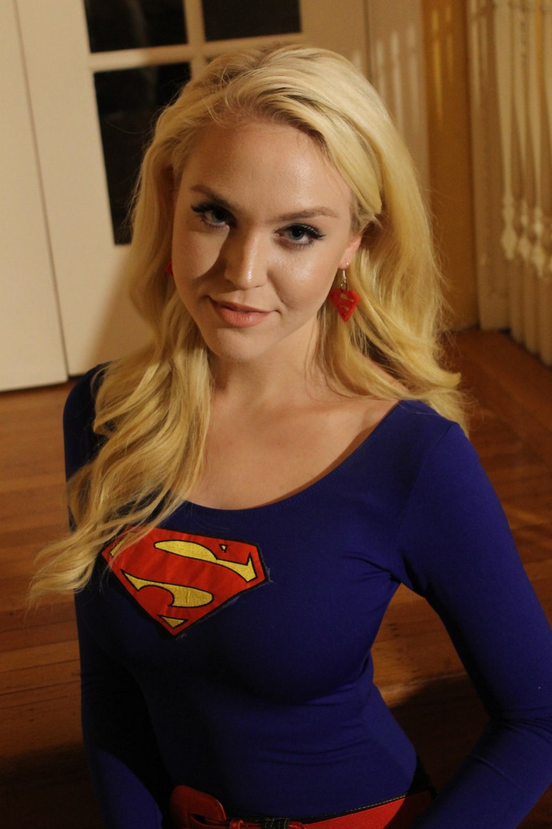 Superman/Supergirl Laser Cut Comic Book Cosplay Earrings | Etsy