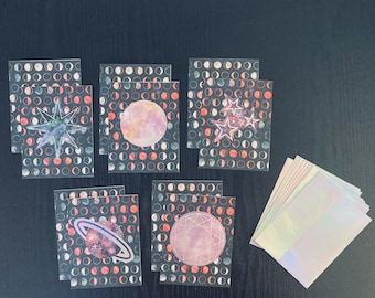 Celestial Sky Astronomy Stationery Letter Cards