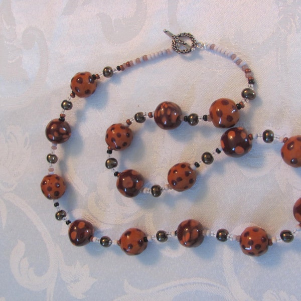 Kazuri bead necklace